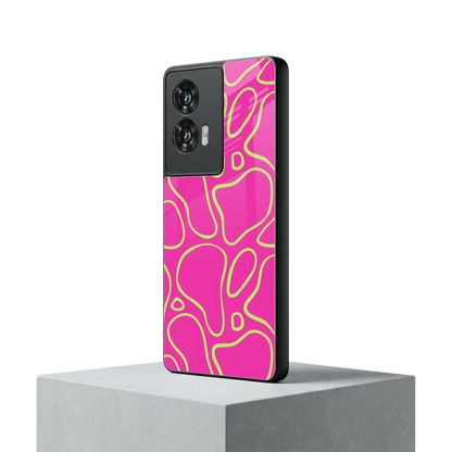 Lush Flow motorola edge 50 fusion mobile cover | shockproof glass phone case