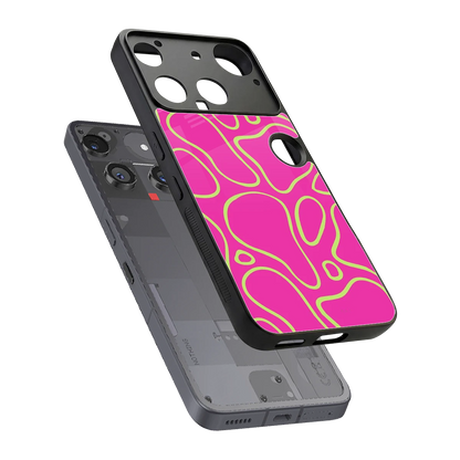 Lush Flow sleek nothing phone 3 cover with tempered glass back and TPU edges