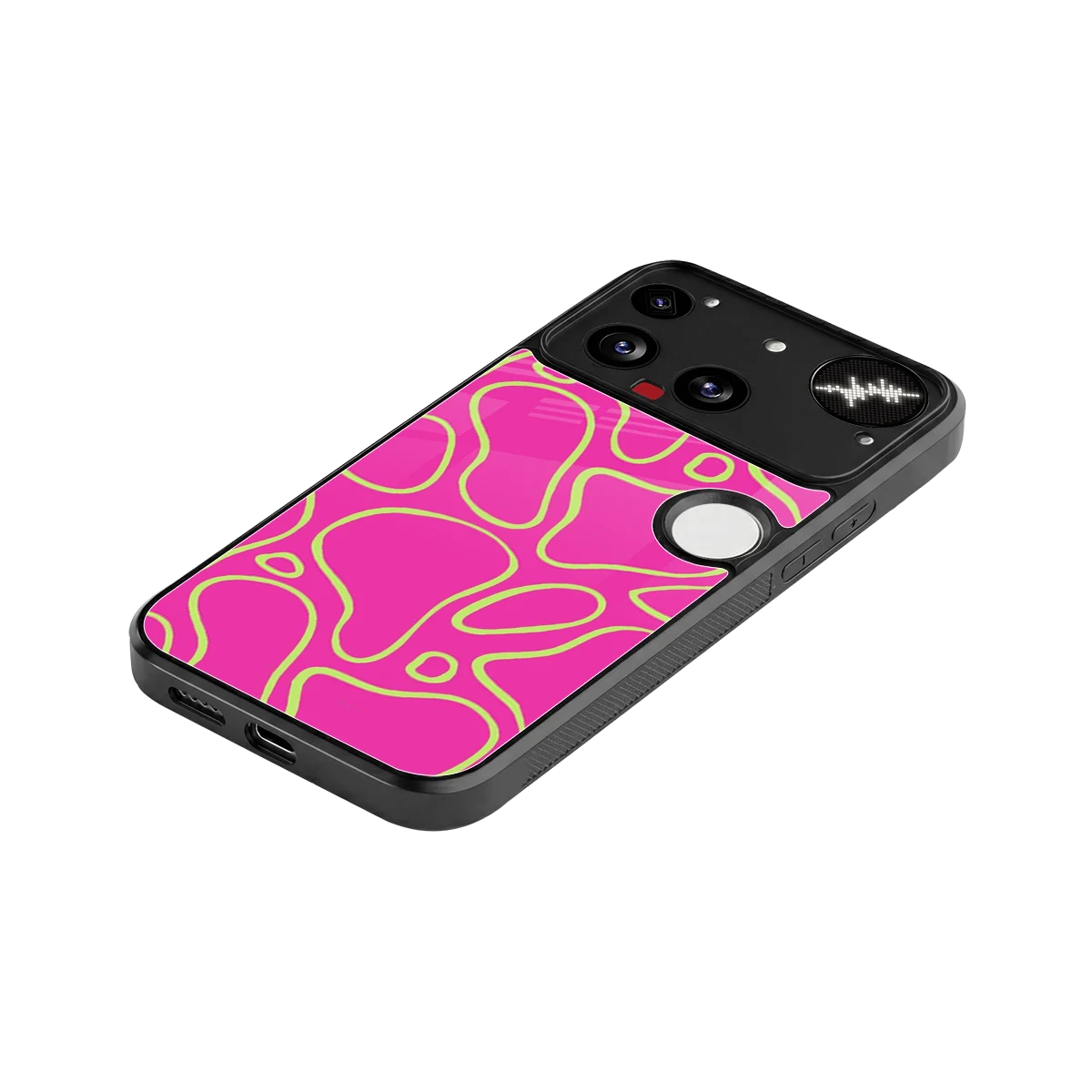 Lush Flow stylish phone case for nothing phone 3 | glossy glass and slim fit