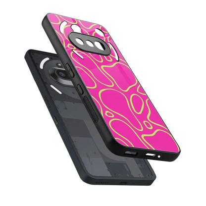 Lush Flow sleek nothing phone 3a cover with tempered glass back and TPU edges