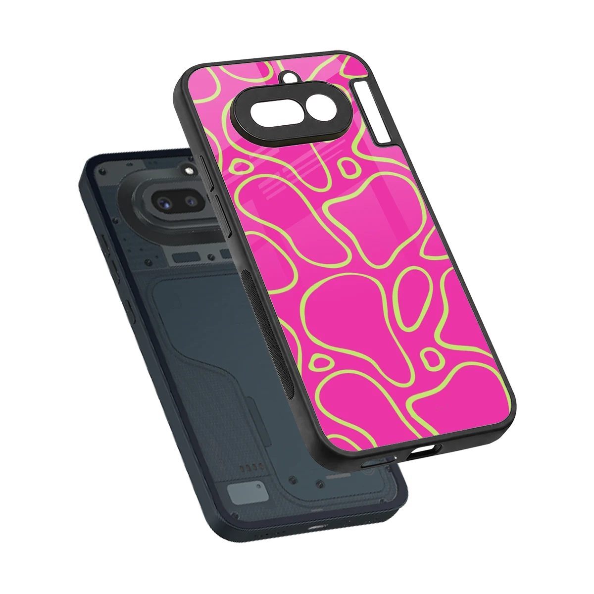 Lush Flow sleek nothing phone 4a cover with tempered glass back and TPU edges