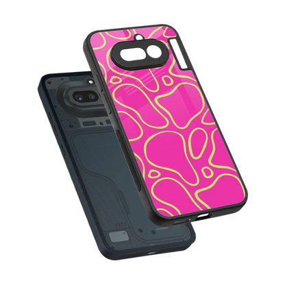 Lush Flow sleek nothing phone 4a cover with tempered glass back and TPU edges