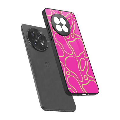 Lush Flow sleek oneplus 13r cover with tempered glass back and TPU edges