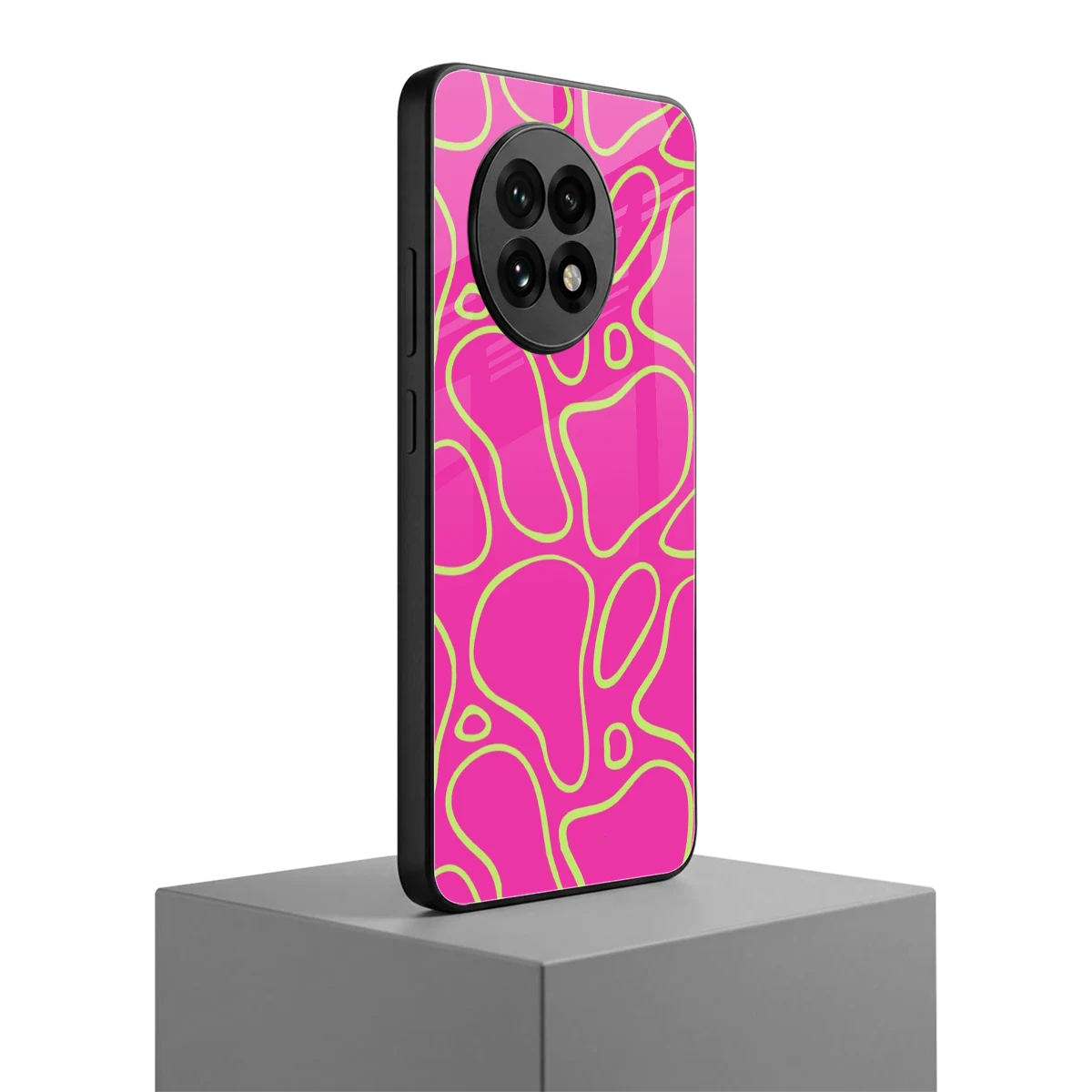 Lush Flow oneplus 13r mobile cover | shockproof glass phone case