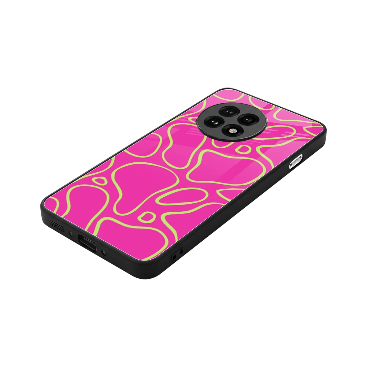 Lush Flow stylish phone case for oneplus 13r | glossy glass and slim fit