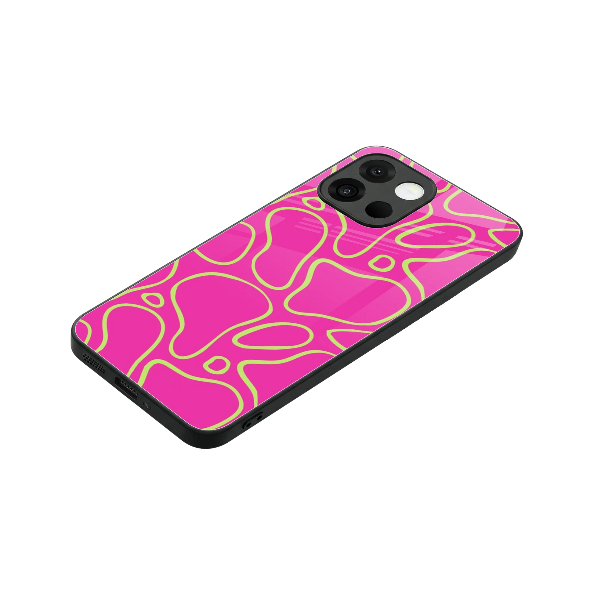 Lush Flow stylish phone case for oneplus 13s | glossy glass and slim fit