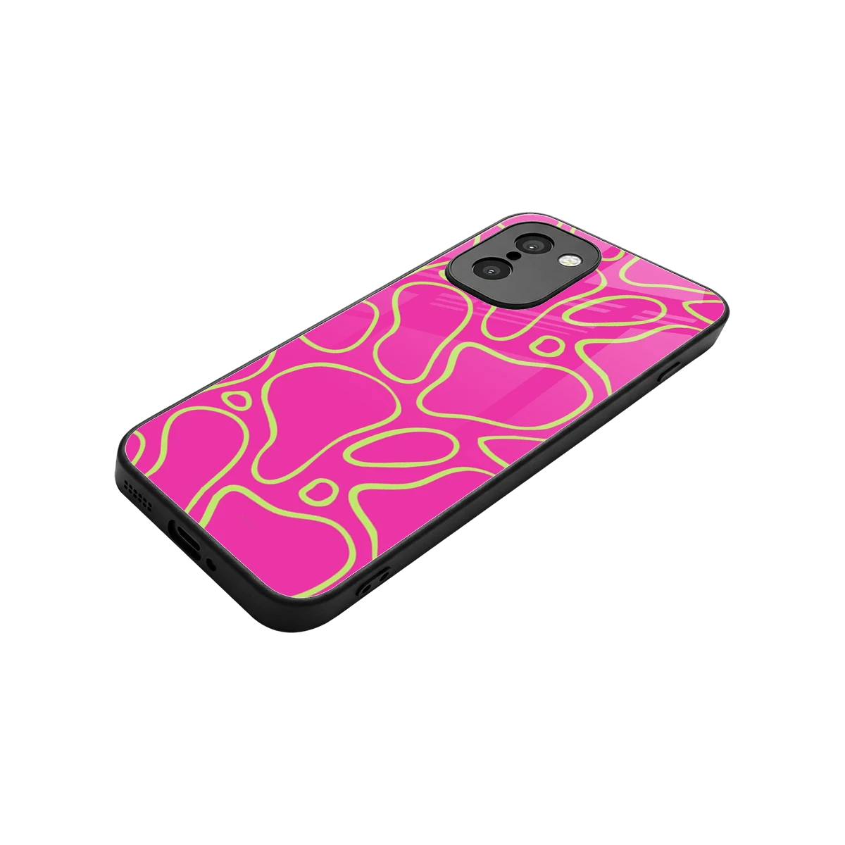 Lush Flow stylish phone case for oneplus 15r | glossy glass and slim fit