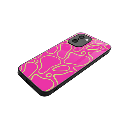 Lush Flow stylish phone case for oneplus 15r | glossy glass and slim fit
