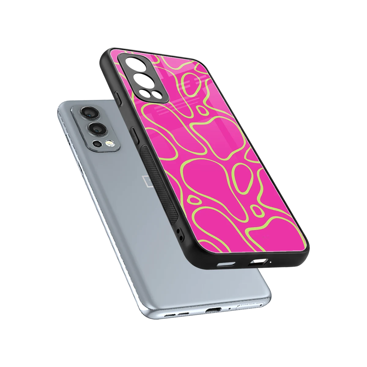 Lush Flow sleek oneplus nord 2 cover with tempered glass back and TPU edges