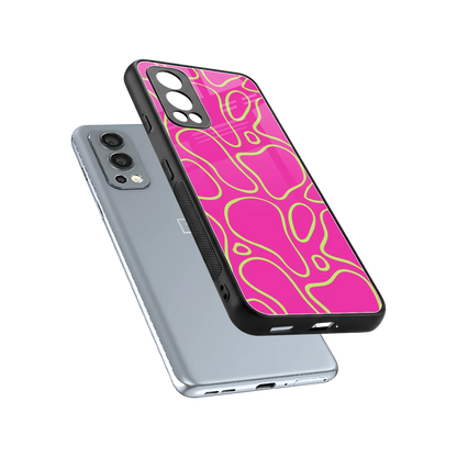 Lush Flow sleek oneplus nord 2 cover with tempered glass back and TPU edges
