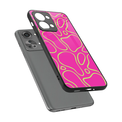 Lush Flow sleek oneplus nord 2t cover with tempered glass back and TPU edges