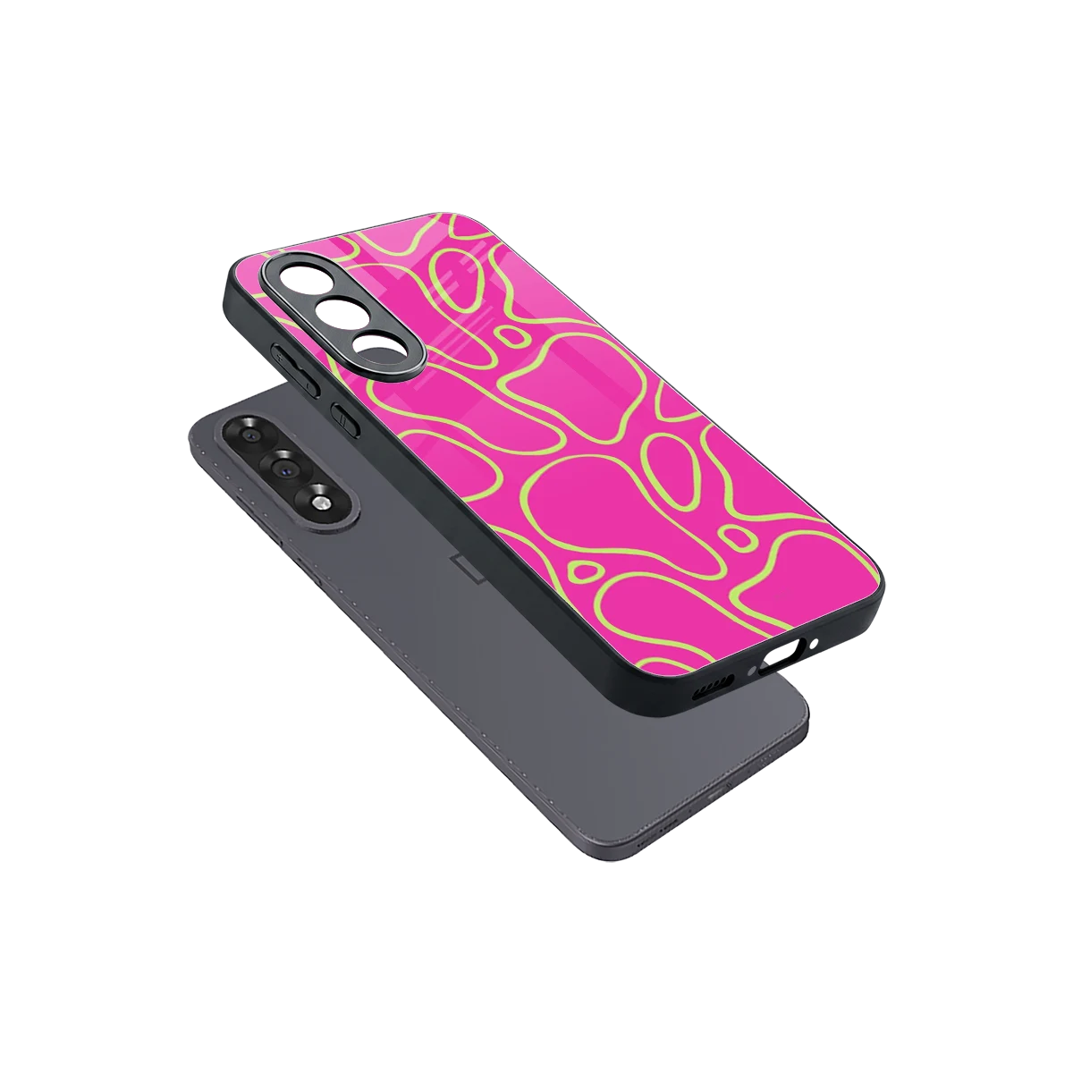 Lush Flow sleek oneplus nord 5 cover with tempered glass back and TPU edges