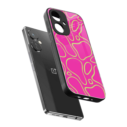 Lush Flow sleek oneplus nord ce 3 cover with tempered glass back and TPU edges
