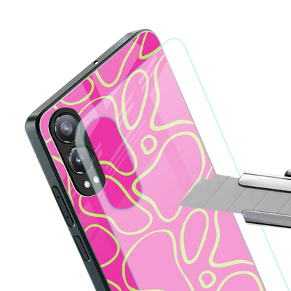 Lush Flow stylish phone case for oneplus nord ce 4 lite | glossy glass and slim fit