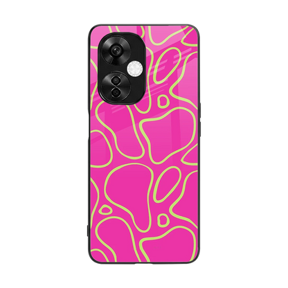 Lush Flow back phone cover | glass case for oneplus nord ce 3 lite