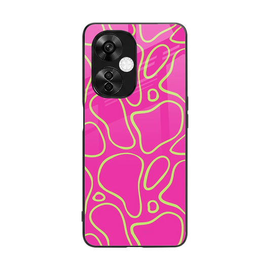 Lush Flow back phone cover | glass case for oneplus nord ce 3 lite