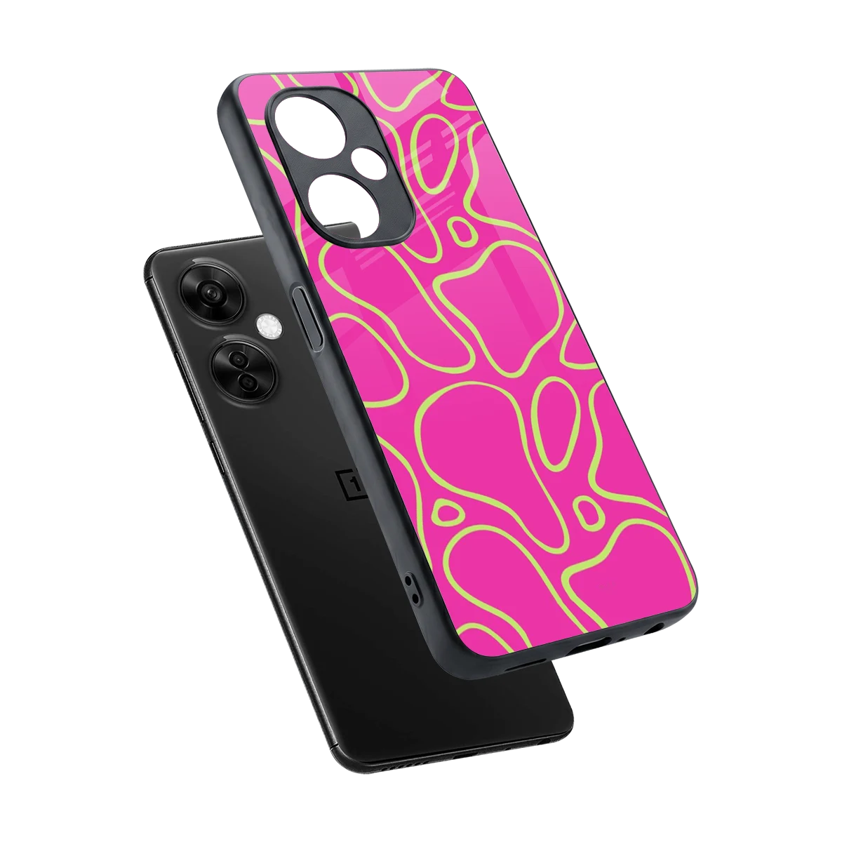 Lush Flow sleek oneplus nord ce 3 lite cover with tempered glass back and TPU edges