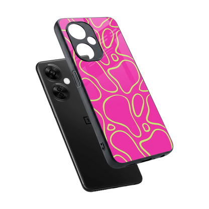 Lush Flow sleek oneplus nord ce 3 lite cover with tempered glass back and TPU edges