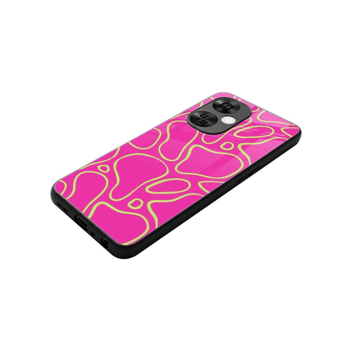 Lush Flow stylish phone case for oneplus nord ce 3 lite | glossy glass and slim fit