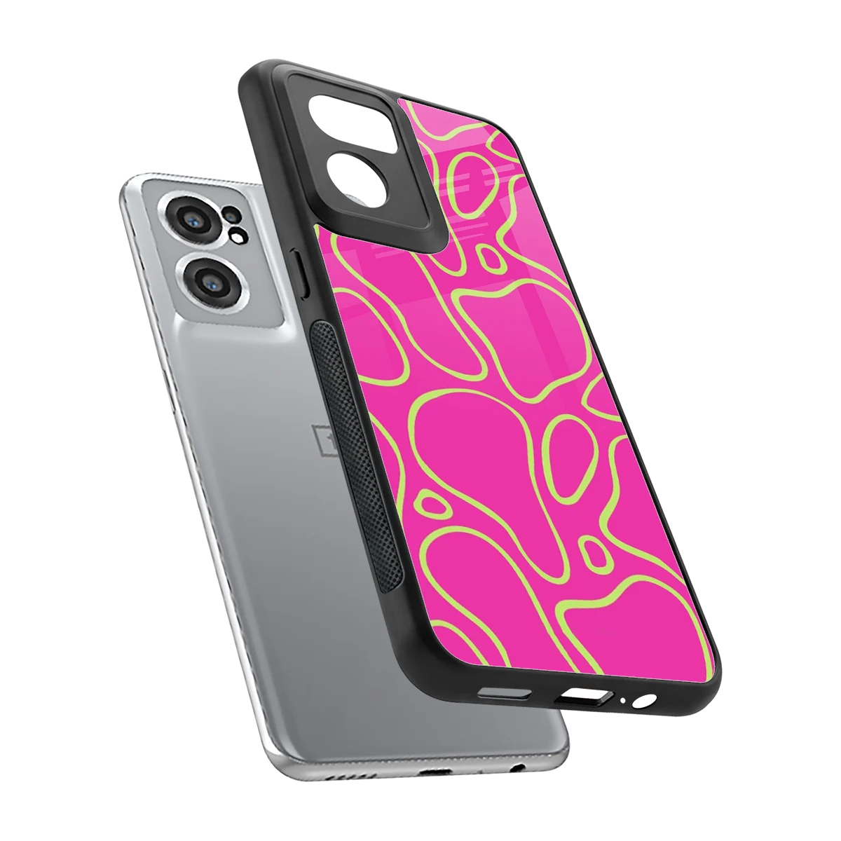Lush Flow sleek oneplus nord ce 2 cover with tempered glass back and TPU edges