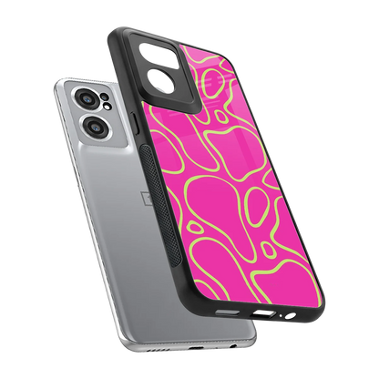 Lush Flow sleek oneplus nord ce 2 cover with tempered glass back and TPU edges