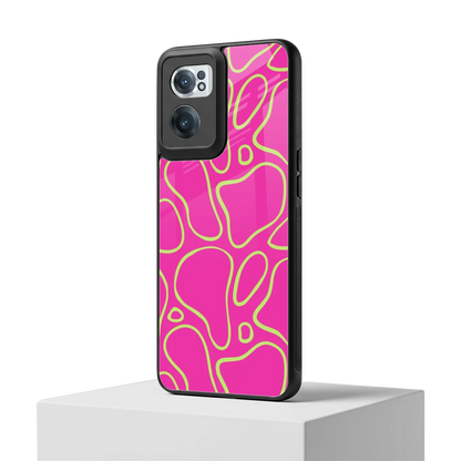 Lush Flow oneplus nord ce 2 mobile cover | shockproof glass phone case