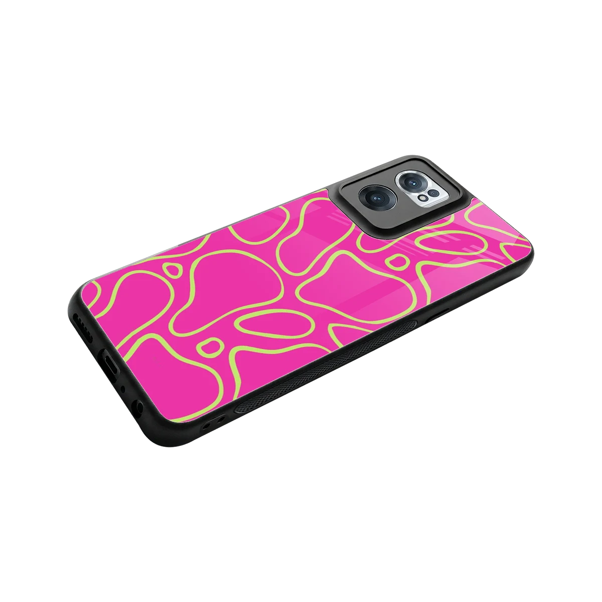 Lush Flow stylish phone case for oneplus nord ce 2 | glossy glass and slim fit