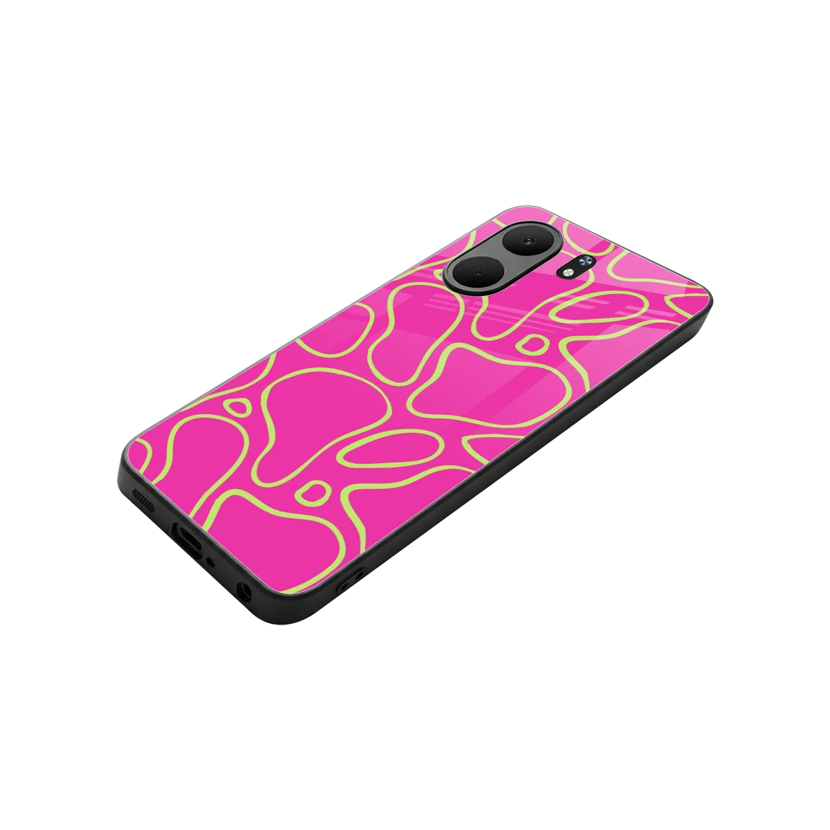 Lush Flow stylish phone case for oppo a5x 5g | glossy glass and slim fit