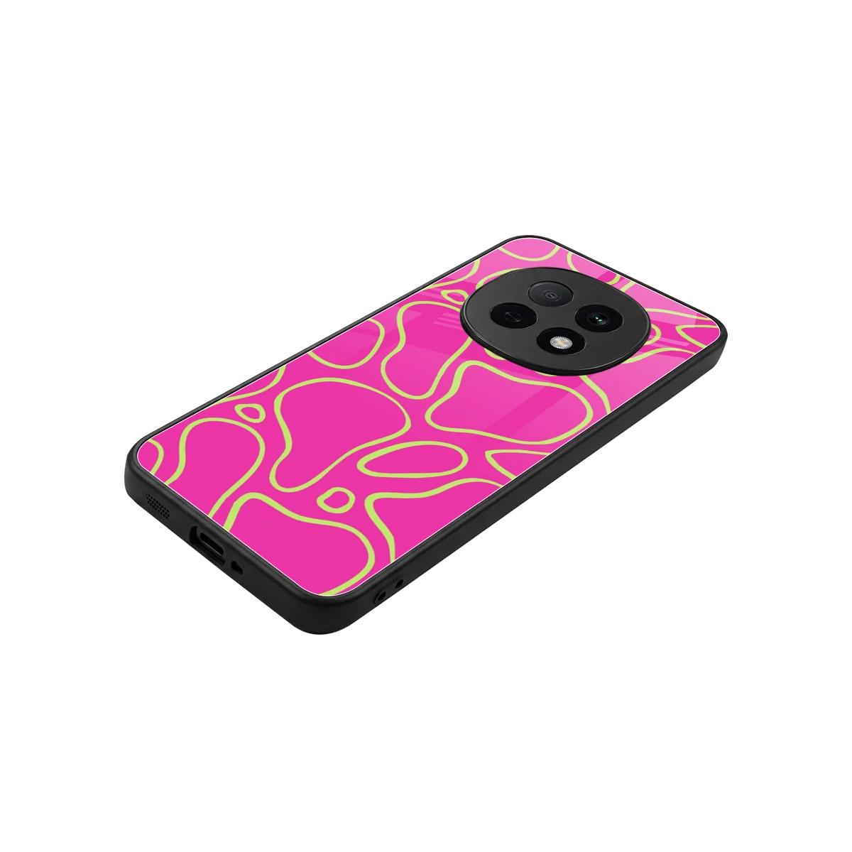 Lush Flow stylish phone case for oppo f29 pro 5g | glossy glass and slim fit