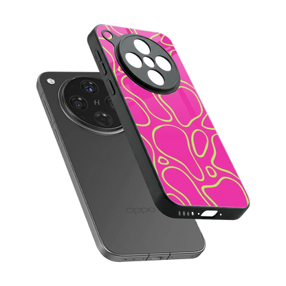 Lush Flow sleek oppo find x8 cover with tempered glass back and TPU edges