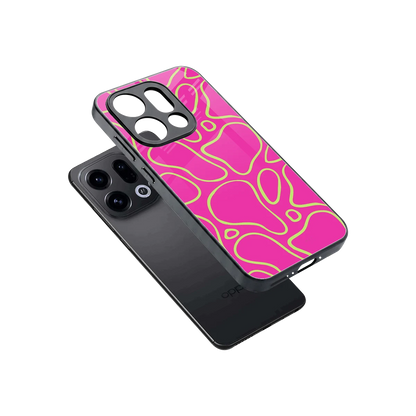 Lush Flow sleek oppo find x9 cover with tempered glass back and TPU edges
