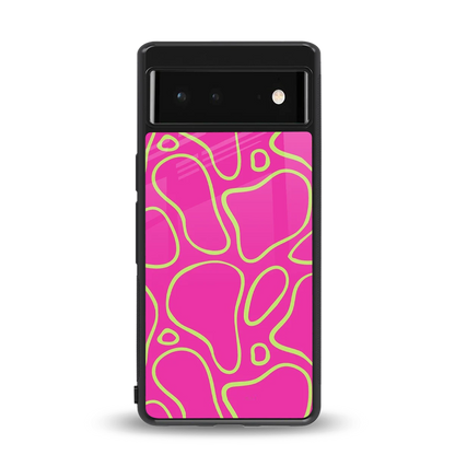 Lush Flow back phone cover | glass case for google pixel 6a