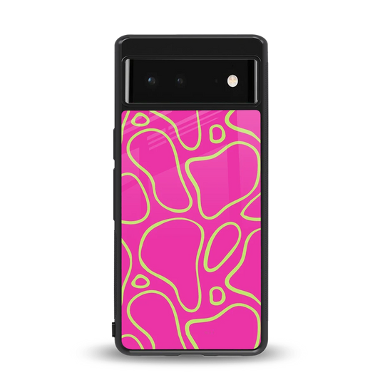 Lush Flow back phone cover | glass case for google pixel 6a