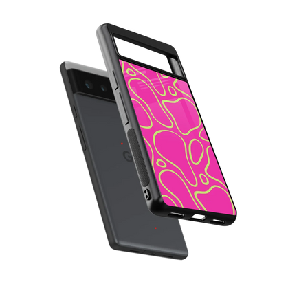 Lush Flow sleek google pixel 6 cover with tempered glass back and TPU edges