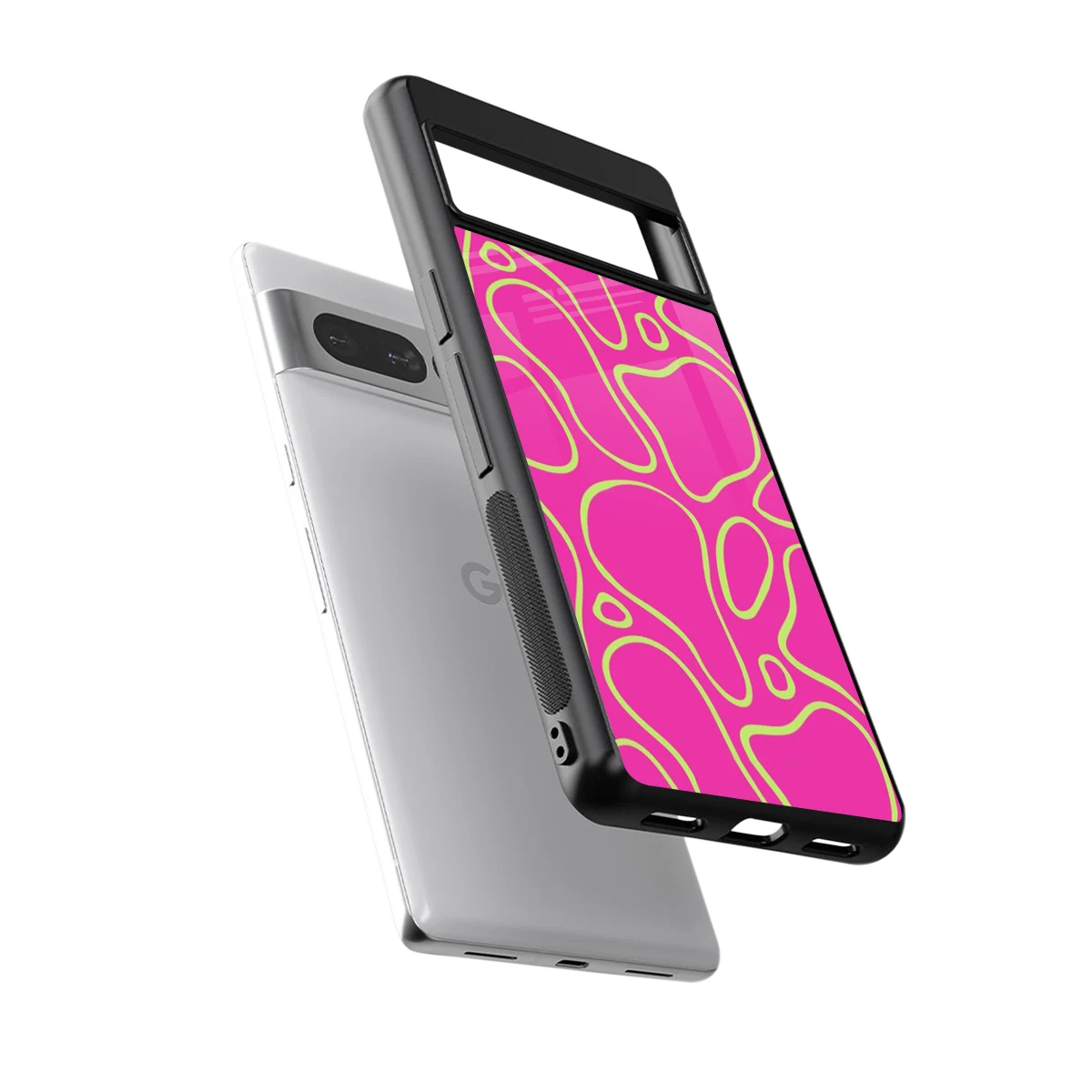 Lush Flow sleek google pixel 7 pro cover with tempered glass back and TPU edges