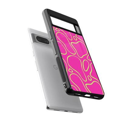 Lush Flow sleek google pixel 7 pro cover with tempered glass back and TPU edges