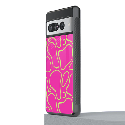 Lush Flow stylish phone case for google pixel 7 pro | glossy glass and slim fit