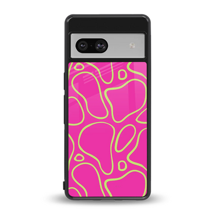 Lush Flow back phone cover | glass case for google pixel 7a