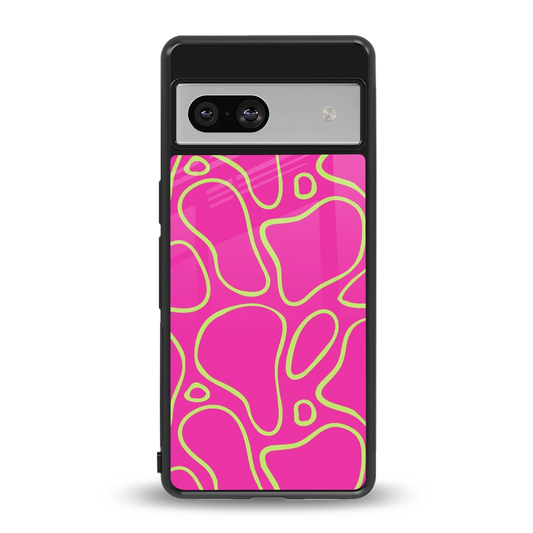 Lush Flow back phone cover | glass case for google pixel 7a