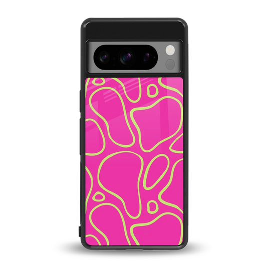 Lush Flow back phone cover | glass case for google pixel 8 pro