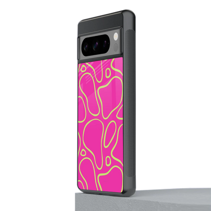 Lush Flow stylish phone case for google pixel 8 pro | glossy glass and slim fit