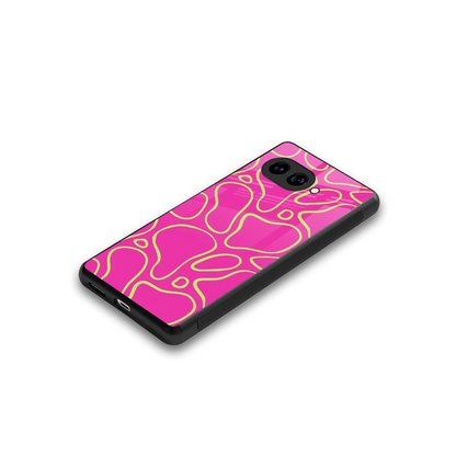 Lush Flow stylish phone case for google pixel 10a | glossy glass and slim fit