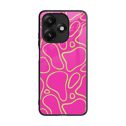 Lush Flow back phone cover | glass case for redmi 12 5g