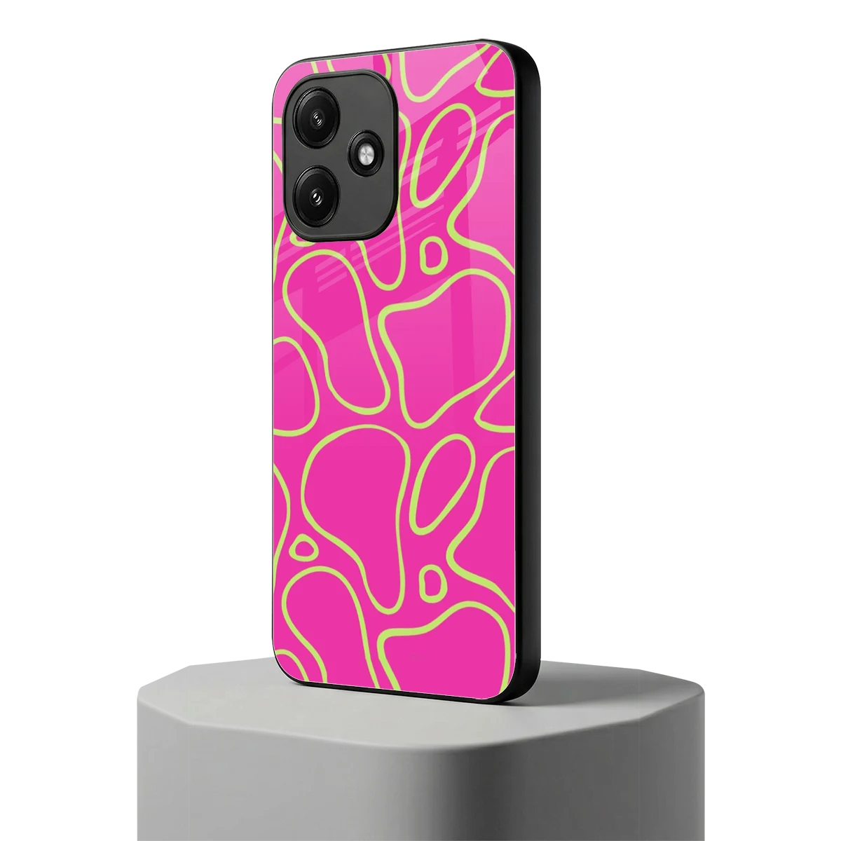 Lush Flow redmi 12 5g mobile cover | shockproof glass phone case