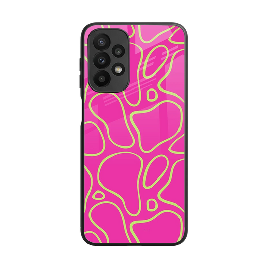 Lush Flow back phone cover | glass case for samsung galaxy a23