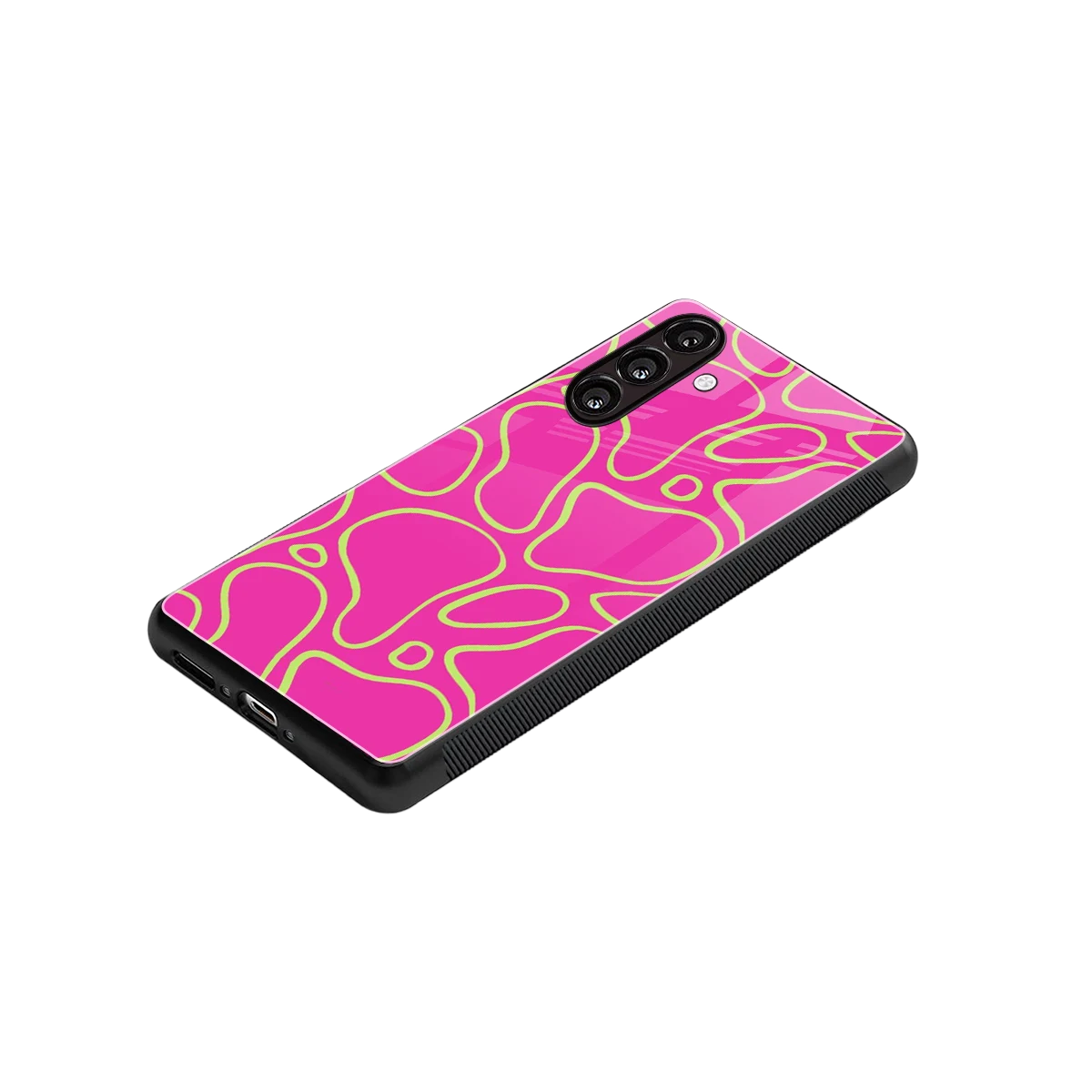 Lush Flow stylish phone case for samsung galaxy m35 5g | glossy glass and slim fit
