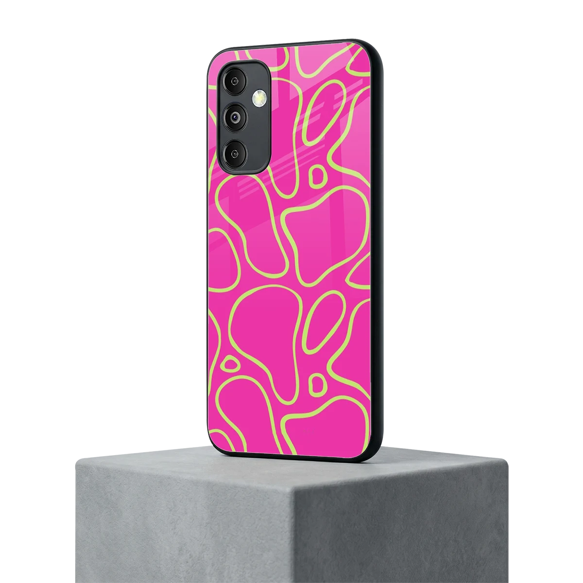 Lush Flow samsung galaxy m14 5g mobile cover | shockproof glass phone case