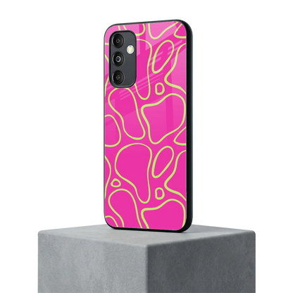 Lush Flow samsung galaxy m14 5g mobile cover | shockproof glass phone case
