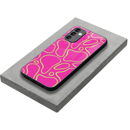 Lush Flow stylish phone case for samsung galaxy m14 5g | glossy glass and slim fit