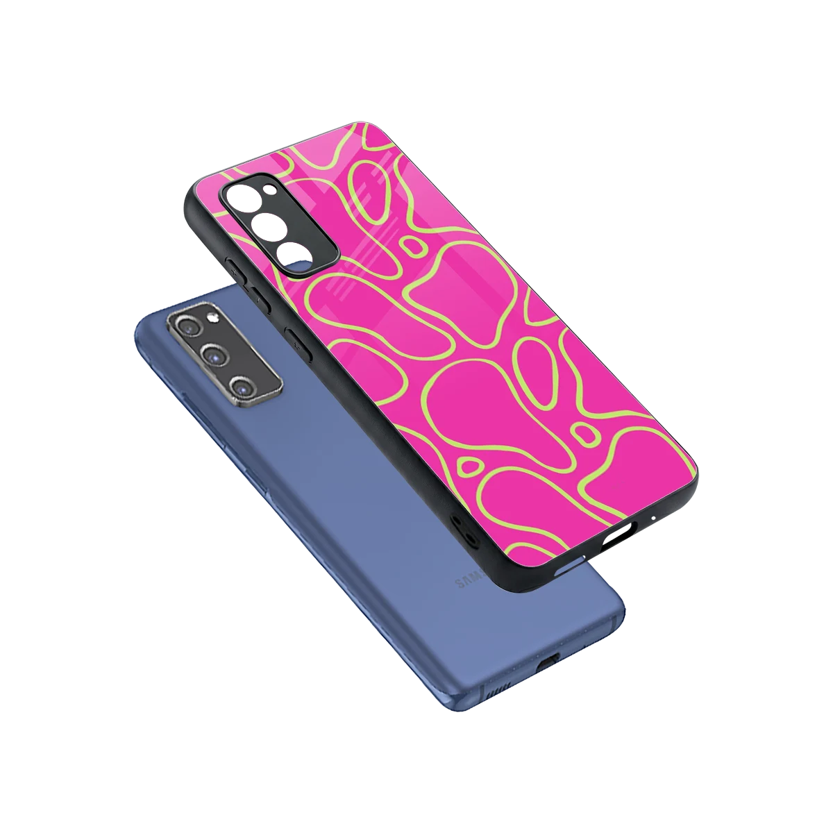 Lush Flow sleek samsung galaxy s20 fe cover with tempered glass back and TPU edges